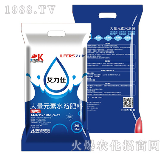 改善品質(zhì)，長(zhǎng)效！以色列艾力仕“大量元素水溶肥料”！