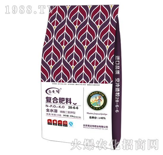 磷酸二氫鉀型復合肥料28-6-6-馬大哈
