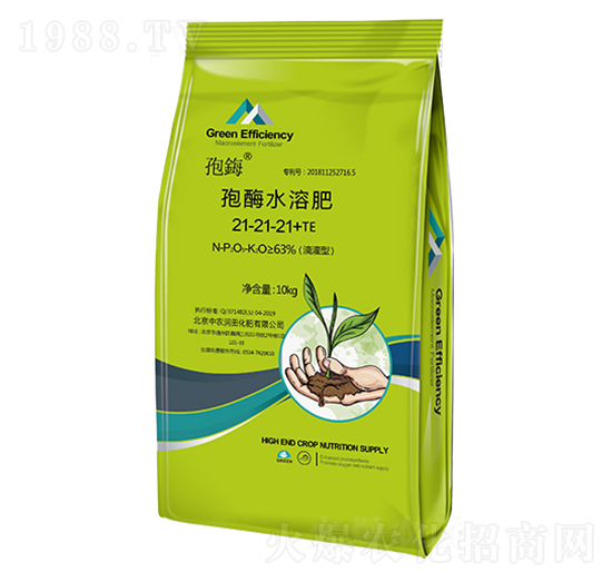 孢酶水溶肥21-21-21+TE-孢鋂-中農(nóng)潤田