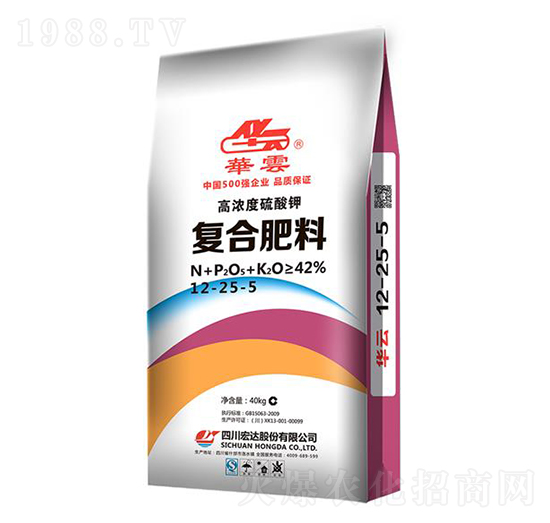 高濃度純硫基復(fù)合肥料12-25-5-華云-宏達股份