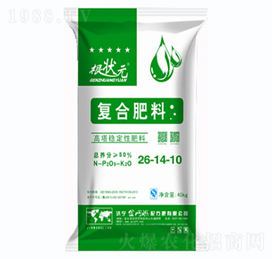 復混肥料26-14-10-根狀元-地三奇