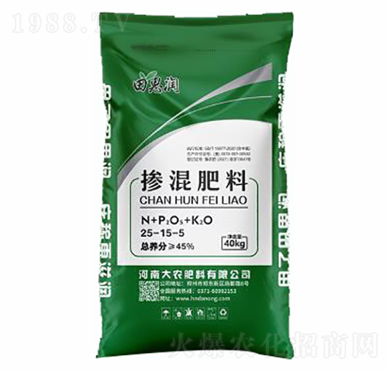 摻混肥料25-15-5-田思潤（綠）-大農(nóng)肥料