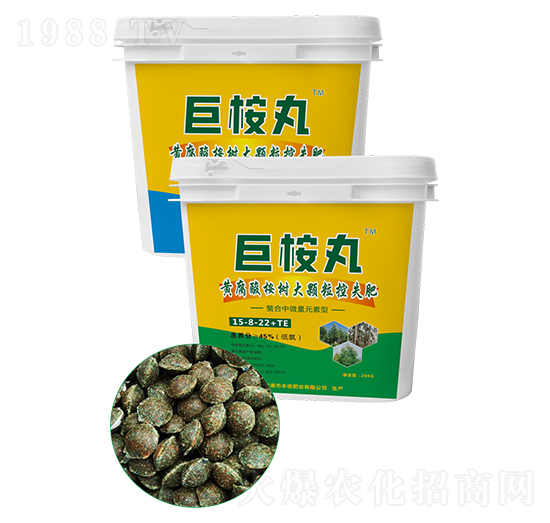 黃腐酸桉樹大顆?？厥Х柿?5-8-22+TE-巨桉丸-豐收肥業(yè)