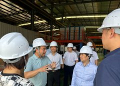 熱烈歡迎新余市水利局局長謝海峰一行領(lǐng)導(dǎo)蒞臨我司參觀指導(dǎo)！