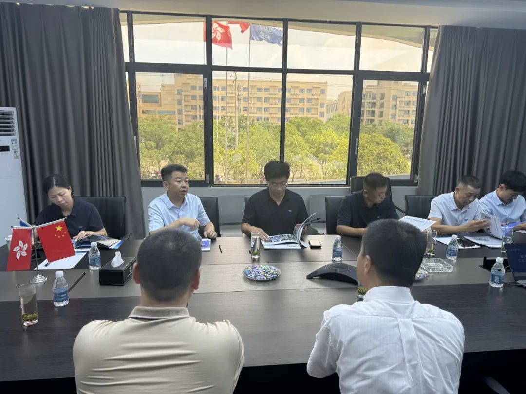 歡迎懷化沅辰水務(wù)范總一行蒞臨我司參觀指導(dǎo)！